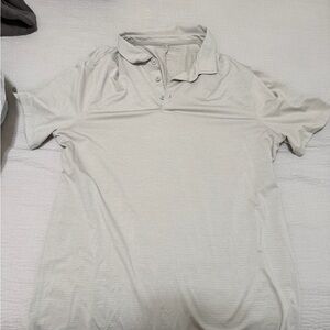 Men's Lululemon Classic Polo Shirt - Light Gray